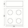 Downlight - PH 50494/31/P0 LED Bodové svítidlo Philips Box 50494/31/P0 bílé 4x4,5W - PHILIPS (915005528301) - foto 8
