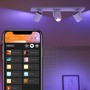 SmartHome Paul Neuhaus - PH 50623/31/P7 Hue Argenta Bluetooth SVÍTIDLO BODOVÉ GU10 3x5,7W 3x350lm 2000-6500K, bílá - PHILIPS HUE (915005762101) - foto 8