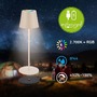 Stolní lampy dekorační - BRILO 7517011 Cilano RGBW stolní lampa na baterie IP44, stmívatelná, vč. nabíjecí základny, béžová - BRILO - foto 8