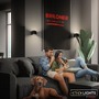 Nepřímé osvětlení - BRI 3879015 Borra nástěnné svítidlo - 1,5W, 100lm, bezdrátové, LED, s pohybovým čidlem, černé - BRILONER - foto 8