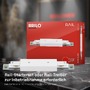 Lištové Briloner 230V - BRILO 8001026 Prodlužovací sada lištový systém 230V – 1x lišta 0,75 cm, 2 spoty GU10, bílé - BRILO - foto 8