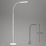 Stojací lampy - BRILO 1389-016 LED CCT stojací svítidlo s dotykovým vypínačem 183 cm 6,5W 600lm bílé - BRILO - foto 8