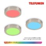 Kruhová - TF 309502TF TELEFUNKEN Smart LED přisazené svítidlo, pr. 22,5 cm, 18 W, matný nikl 309502TF - foto 8