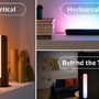 Stolní lampy dekorační - PH 8719514865211 WiZ Bar LED pásek stmívatelný, 2700-5500K, RGB, 30cm, nastavitelná barava světla, černá (2ks) - PHILIPS - foto 8