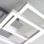 Hranatá - BRILO 3207018 LED stropní svítidlo, 47 cm, 1200 LM, 16 W, hliník-chrom (starý kód: BRILO 3207-018) - BRILO - foto 8