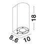 Nástěnná - NV 9790521 Venkovní nástěnné svítidlo LIDO bílý pískovec skleněný difuzor GU10 2x7W IP65 100-240V bez žárovky světlo nahoru a dolů - NOVA LUCE - foto 8