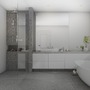Kruhová - BRI 7040-034 LED vestavná svítidla sada, pr.8,4 cm, 3x LED, 5 W, 460 lm, matný chrom - BRILONER - foto 8