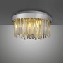 Dekorativní - LD 15048-17 Křišťálové stropní svítidlo KULUNKER, chrom 30cm průměr - JUST LIGHT - foto 8