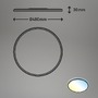 Kruhová - BRILO 3728015 Ultraploché CCT svítidlo LED panel, pr.48 cm, LED, 31 W, 3500 lm, černá (starý kód: BRILO 3728-015) - BRILO - foto 8