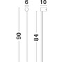 Nepřímé osvětlení - NV 9009324 Nástěnné svítidlo SYNTHESI černý hliník a akryl LED 25W 230V 3000K IP20 - NOVA LUCE - foto 8