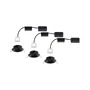 Koupelnová - P 93085 LED vestavné svítidlo Easy Dim Nova Mini Plus Coin základní sada výklopné 66mm 15° Coin 3x4W 230V 2700K černá mat - PAULMANN - foto 8