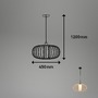 Dekorativní - BRI 4759011 Závěsné svítidlo, 120 cm, 1x E27, max. 10W, barva dřeva - BRILONER - foto 8