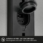 Nástěnná - BRI 3786015 Lima LED venkovní nástěnné svítidlo, nabíjecí, 3 krokový dotykový stmívač, časovač, černé - BRILONER - foto 8