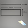 Hranatá - BRILO 7403016 Ultraploché CCT svítidlo LED panel, 29,3 cm, LED, 23 W, 3000 lm, bílé (starý kód: BRILO 7403-016) - BRILO - foto 8