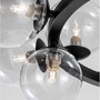 Kruhová - NV 9009249 Závěsné svítidlo ODILLIA matný černý kov a sklo G9 11x6W 230V IP20 bez žárovky - NOVA LUCE - foto 8