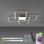 Hranatá - PN 6073-18 Paul Neuhaus Q-Asmin LED stropní svítidlo Smart Home 80x80 černá ZigBee 2700-5000K - PAUL NEUHAUS - foto 8