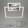 Hranatá - BRI 3118018 LED rám 35,8 cm 12W 1300lm chrom (starý kód: BRI 3118-018) - BRILONER - foto 8