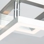 Hranatá - BRILO 3210-018 LED stropní svítidlo, 62 cm, 2300 LM, 22 W, hliník-chrom - BRILO - foto 8