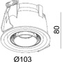 Kruhová - IMPR 565342 Deko-Light stropní vestavné svítidlo Uni II Mini 18-19V DC 9W 3000 K 670 lm bílá - foto 8