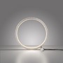 Stolní lampy dekorační - LD 15395-21 MINI RITUS LED stolní lampa stříbrný kruh minimalistické šňůrový vypínač 3000K - JUST LIGHT - foto 8