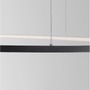Kruhová - NV 9345609 Závěsné svítidlo TARQUIN černý hliník a akryl LED 58W 230V 3000K IP20 stmívatelné - NOVA LUCE - foto 8