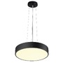 Kruhová - LA 1007292 MEDO® PRO 40 nástěnné a stropní nástavbové svítidlo, kulaté, 3000/4000K, 19W, DALI, Touch, 80°, UGR<19, černá - BIG WHITE (SLV) - foto 8