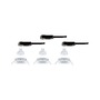 Kruhová - P 92271 LED vestavné svítidlo Nova GU10 Flat výklopné 3x4,9W 230V 2700K bílá mat - PAULMANN - foto 8