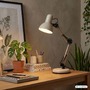 Stolní lampy pracovní - BRILO 7394011 Pixa lampička na psací stůl, vypínač, nastavitelné, E14, béžová - BRILO - foto 8