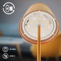 Stolní lampy dekorační - BRILO 7510017 BRILONER Calida 3 v 1 RGBW LED stolní lampička bezdrátová IP44, stmívatelné, dotykový vypínač, zlatá 7510017 - foto 8