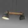 Dekorativní - LD 15742-18 CUP 2.0 závěsné svítidlo 2 ramenné dřevo z akácie nastavitelná výška industriální - JUST LIGHT - foto 8