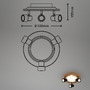 Bodová - BRILO 3763035 Stropní svítidlo, 30 cm, 3x GU10, max. 9W, černá - BRILO - foto 8