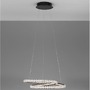 Kruhová - NV 9748165 Závěsné svítidlo GINEVRA černý hliník a akryl LED 45W 230V 3000K IP20 stmívatelné - NOVA LUCE - foto 8