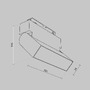 Lištové Magnetic Maytoni S35 - M TR013-2-10W3K-B Svítidlo pro kolejnicový systém Basis 3000K 10W teplá bílá 600lm černý hliník S35 - MAYTONI - foto 8