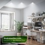 Kruhová - BRILO 7989036 3ks sada LED vestavné bodové svítidlo EEK A 90mm, nastavitelné, ploché, 2W, 4000K, bílé - BRILO - foto 8
