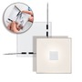 Zapuštěná - P 78400 LumiTiles LED dlaždice čtvercová IP44 100x10mm 12V 0,8W stmívatelné 2700K bílá umělá hmota/hliník - PAULMANN - foto 8