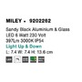 Nástěnná - NV 9202262 Venkovní nástěnné svítidlo MILEY černý hliník čiré sklo LED 7W 3000K IP54 200-240V IP54 světlo nahoru a dolů - NOVA LUCE - foto 8