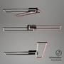 Hranatá - BRILO 3145015 LED CCT rám 110 cm 2x40W 2200lm černá (starý kód: BRILO 3145-015) - BRILO - foto 8