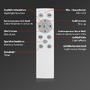 Stolní lampy dekorační - BRILO 7379-016 CCT RGB Wall Washer, 25,5 cm, 9 W, 850 lm, bílé - BRILO - foto 8