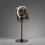 Stolní lampy dekorační - PN 4542-25 ZULA LED stolní lampa kávová barva stmívatelné šňůrovým stmívačem kouřové sklo 3000K - PAUL NEUHAUS - foto 8