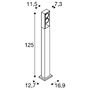 Sloupková - LA 1005439 ESKINA FRAME 125 Pole double stojací svítidlo antracit 27 W 3000/4000 K 95° - BIG WHITE (SLV) - foto 8
