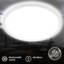 Kruhová - BRILO 3864416 Slim Case stropní svítidlo pr.42 cm - 22W, 3000lm, neutrální bílá, LED, bílé - BRILO - foto 8