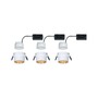 Koupelnová - P 93381 Vestavné svítidlo LED Gil 6W bílá mat zlatá IP44 2.700K 3-krokové-stmívatelné - PAULMANN - foto 8