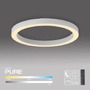 Kruhová - PN 6309-16 LED stropní svítidlo PURE Lines kulaté, bílá, stmívatelné, dálkový ovladač s pamětí 2200-5000K - PAUL NEUHAUS - foto 8