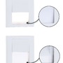 Zapuštěná - P 79999 LED vestavné svítidlo do zdi Tsaro hranaté 80x36mm 1W 230V 2700K bílá mat - PAULMANN - foto 8