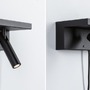 Dekorativní - P 71107 LED nástěnné svítidlo 3-krokové-stmívatelné Jerik USB C 3000K 230V 2,4W stmívatelné černá mat - PAULMANN - foto 8
