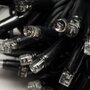 Venkovní řetězy - DLED SFNX120 DecoLED LED světelný řetěz, 20m, ledově bílá s FLASH efektem, 120 diod, černý kabel SFNX120 - foto 8
