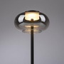 Stolní lampy dekorační - LD 15470-18 Kolekce Schöner Wohnen stolní lampa SIA černá, kouřové sklo, šňůrový vypínač, 3000K - JUST LIGHT - foto 8