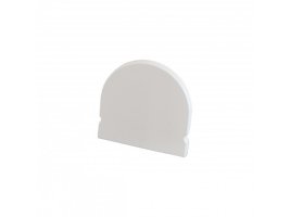 Difuzory a koncovky - Koncovka profilu Surface 8 plná, bílá, půlkulatá