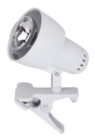 Stolní lampy s klipem - Lampa s klipem Rabalux 4356 Clip, IP20, E14 R50 1x MAX 40W, bílá