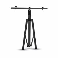 Svítidla a žárovky - Stojan pro LED reflektory, trojnožka, černý, 1,5m